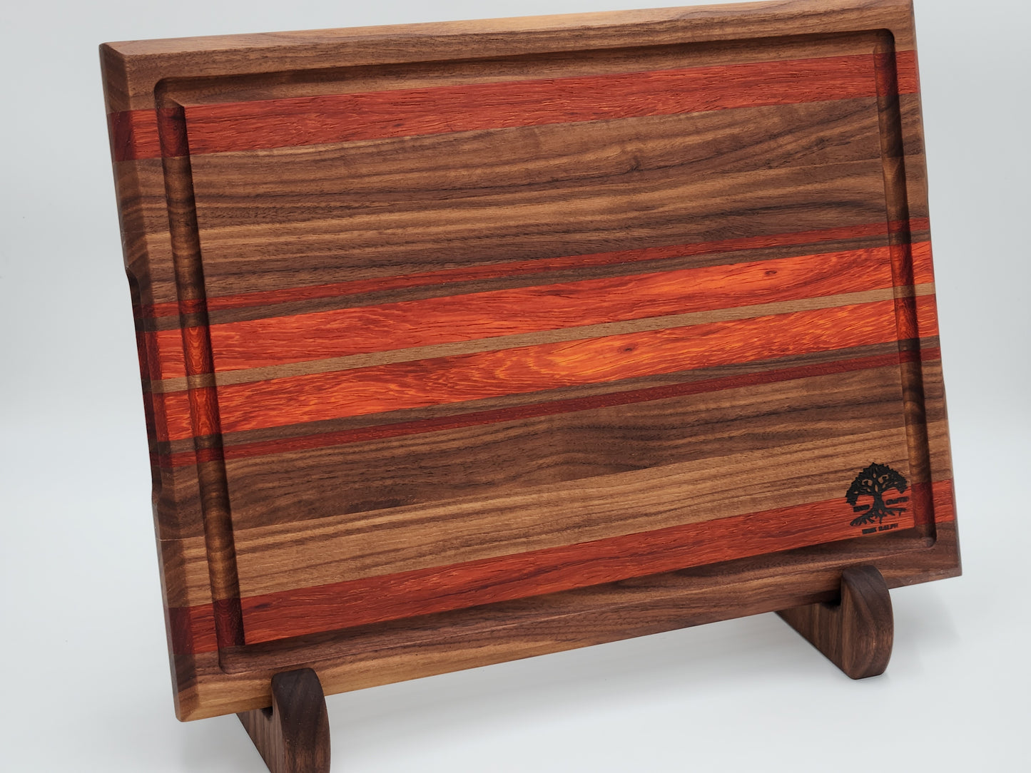 Custom cutting board stands,Walnut,cherry,hickory